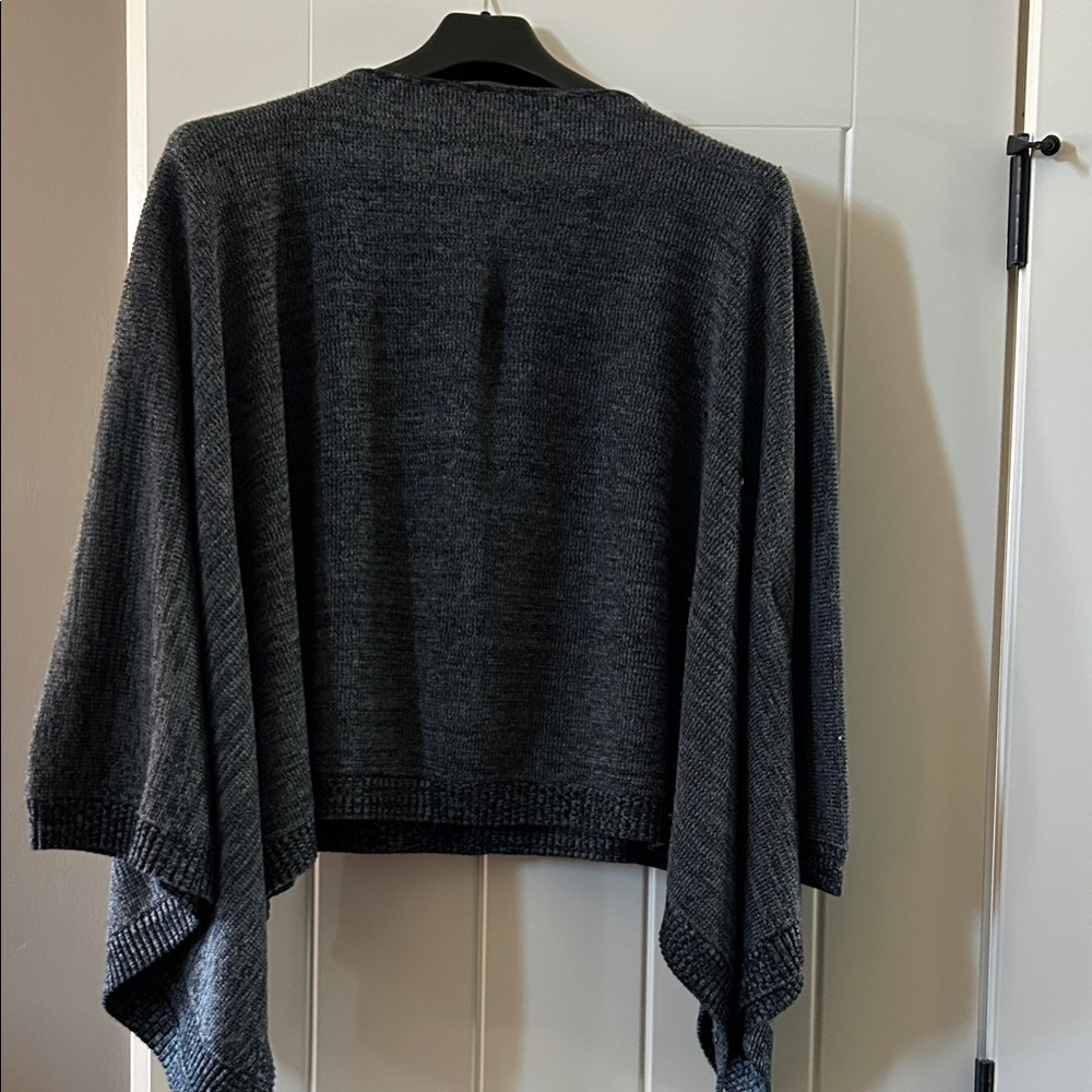 Lululemon Athletica Dark Gray Knit Poncho